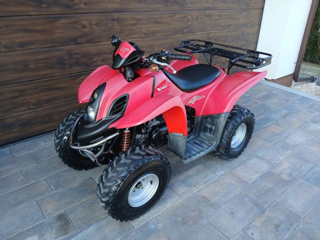 Quad Dinli sprowadzony z dokumentami