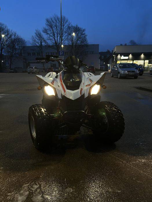 Can-Am 250 DS, sportowy wydech FMF, homologacja doinwestowany