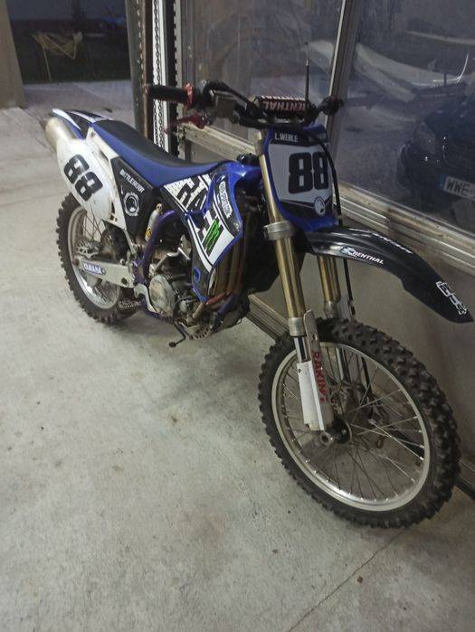 Yamaha yzf450 po wybuchu.