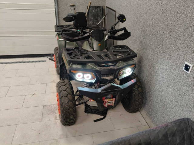 Quad DUŻY ASIX RANGER 250CM3 wyciągarka pług do odśnieżania