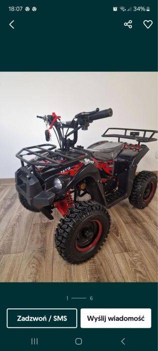 Nowy Quad dla dziecka polecam !