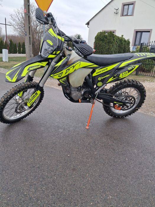 KTM EXC 450 na wtrysku ubezpieczony zarejestrowany