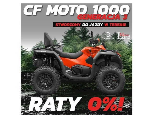 Quad CF Moto 1000 Touring Raty 0%/Leasing/Transport Motor-Land