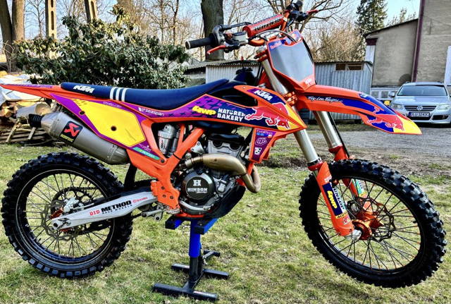 Cross KTM SX-F 250 Troy Lee Designs 2021r 74mth Akrap Bluetooth Okazja