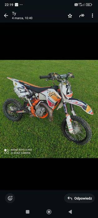 Do sprzedania KTM SX 65  2014rok