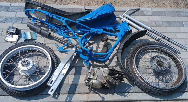 Yamaha DT 50 80 z tablicami, dowodem rejestracyjnym i ubezpieczeniem