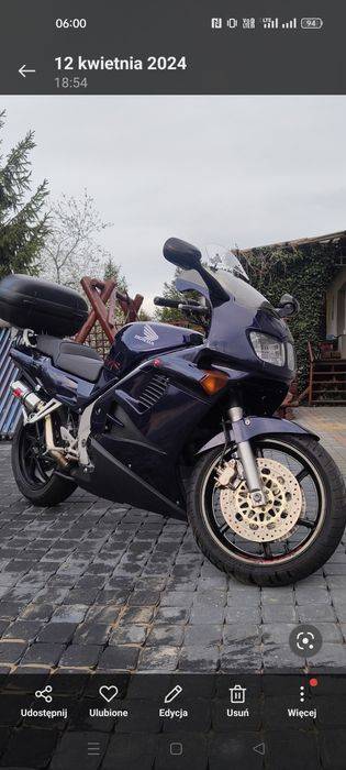 Sprzedam hondę vfr 750 rc36ll rozrząd na kołach zębatych