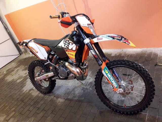 KTM EXC 250/125  2t 2008 zarejestrowany na 125 można jeździć na kat B