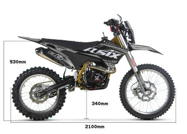 Cross Asix XB-88 poj. 250cc - transport, raty
