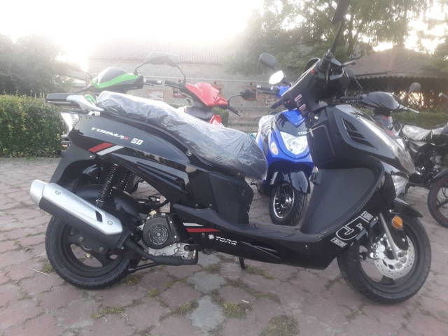 MAXI DUŻY Skuter 49cc TORQ FORMAX duże koła RATY!!! Dostawa gratis