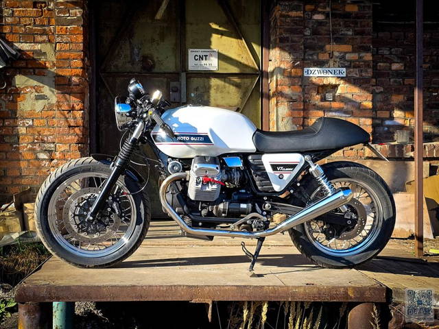 MOTO GUZZI V7 750 Classic Cafe Racer V2 custom zamiana