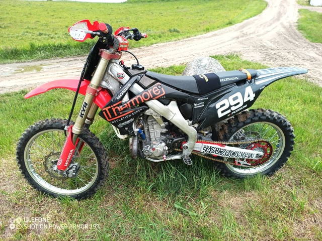 Cross honda crf 450