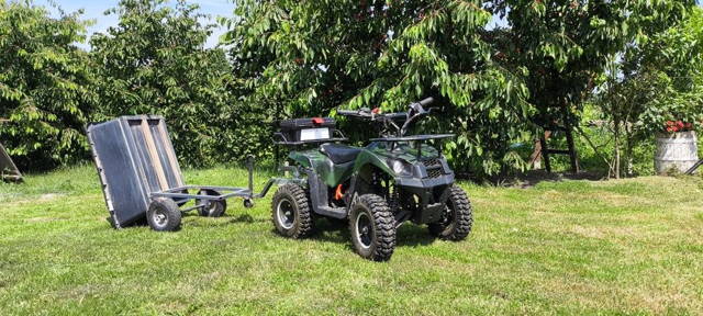 Dziecięcy mini quad xtr 49cm3 nowy akumulator
