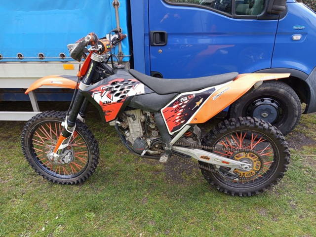 Cross KTM 250 SX-F SXF - 08r. Super stan, serwisowany- Rybnik (nie 125
