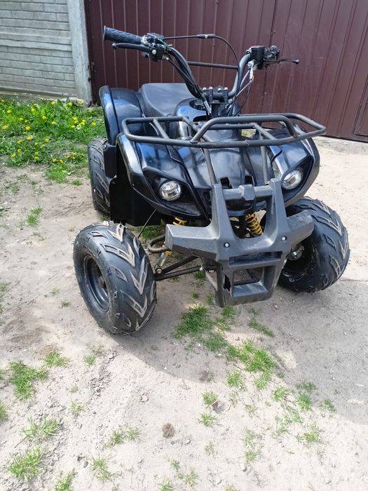 Quad dziecięcy 125 cm 9 km doinwestowany nowe opony elektryka