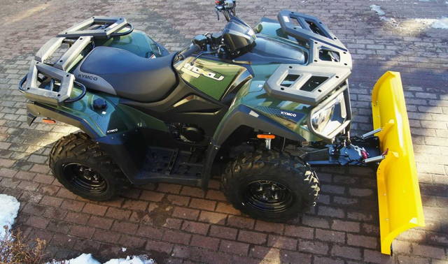 Kymco MXU 550 pług zderzak grzane manetki Promocja Reda Lębork Krokowa