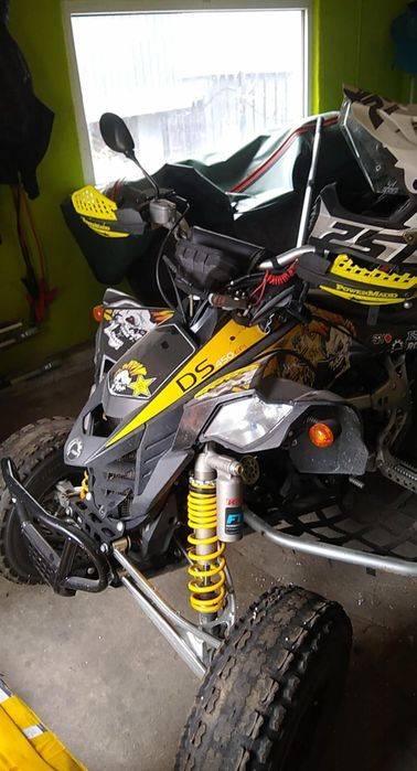 Quad CAN AM DS450 . 2011r zarejestrowany Możliwa zamianauszkodzony