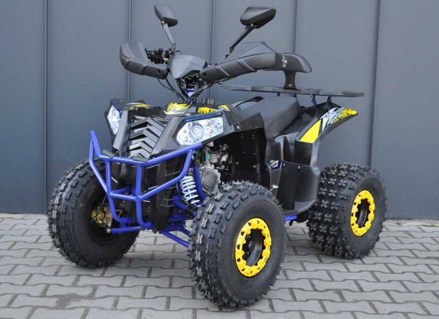 QUAD KXD COMMANDER PRO 125 Półautomat Ledy Raty Dostawa Duże Koła 8 "