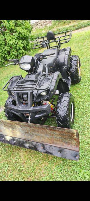 Quad 150 wyciągarka,pług,łancuchy