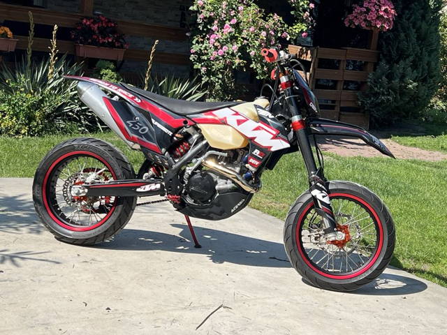 KTM EXC 450 supermoto, wtrysk