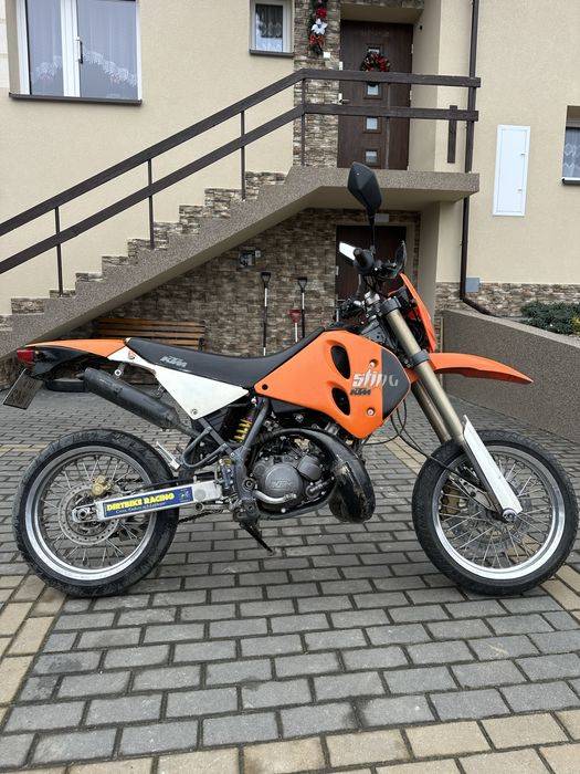 Ktm lc2 125 2t supermoto zarejstrowany kat A1/B