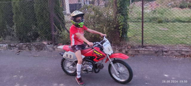 Honda XR70R cross dla dziecka półautomat enduro solidny