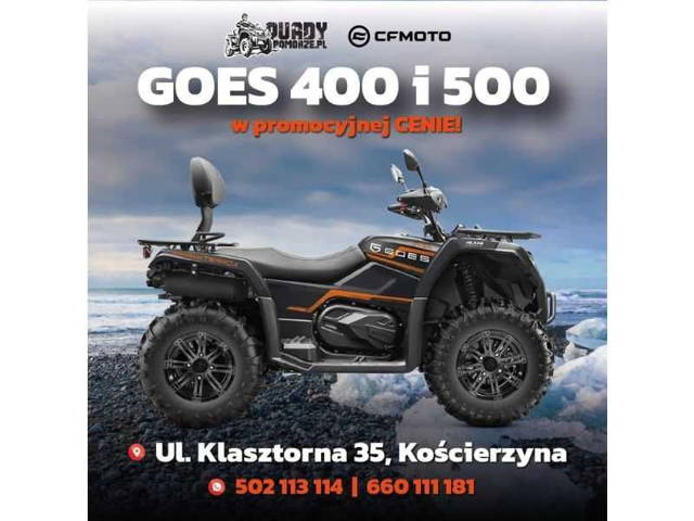 Quad CF Moto Goes 500 L EPS Raty/Leasing/Transport Quady Pomorze