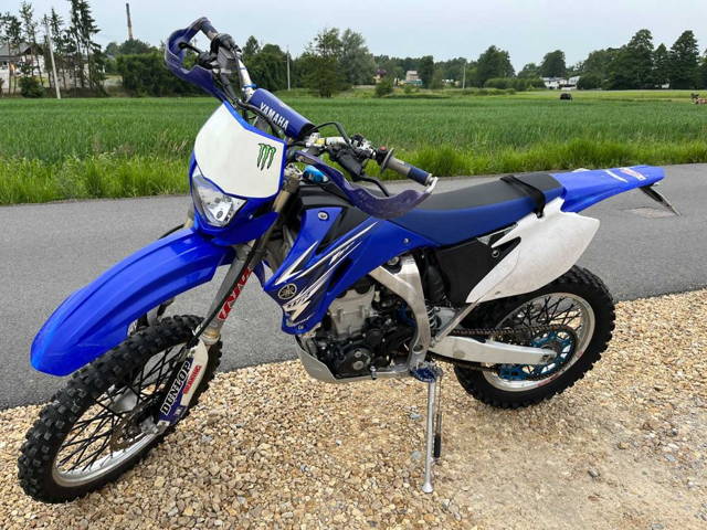 Yamaha WR 450f , zarejestrowana, opłacona, rozrusznik, gaźnik
