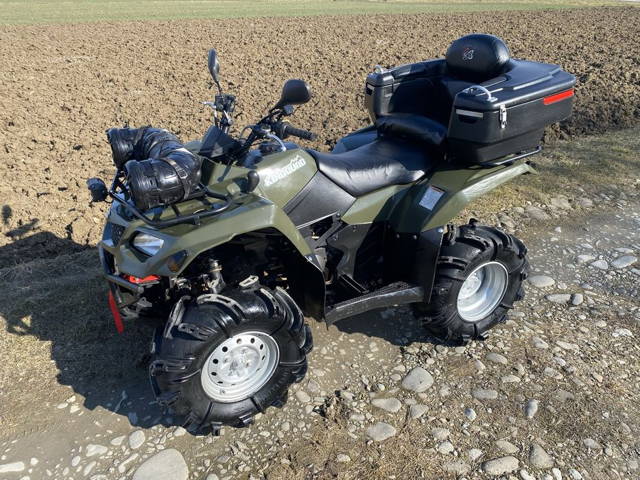 Suzuki KINGQUAD 400  4x4 wyciagarka kufry pług snieżny