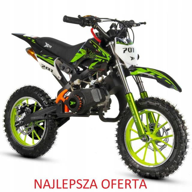 Mini cross cros kros 49 cc 50 cm3 spalinowy 701 A rozrusznik wysyłka