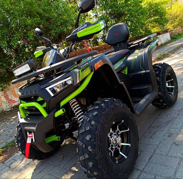 DUŻY Firmowy QUAD ASIX CHALLENGER 250 Nowy Mocny Wyciągarka Gwarancja