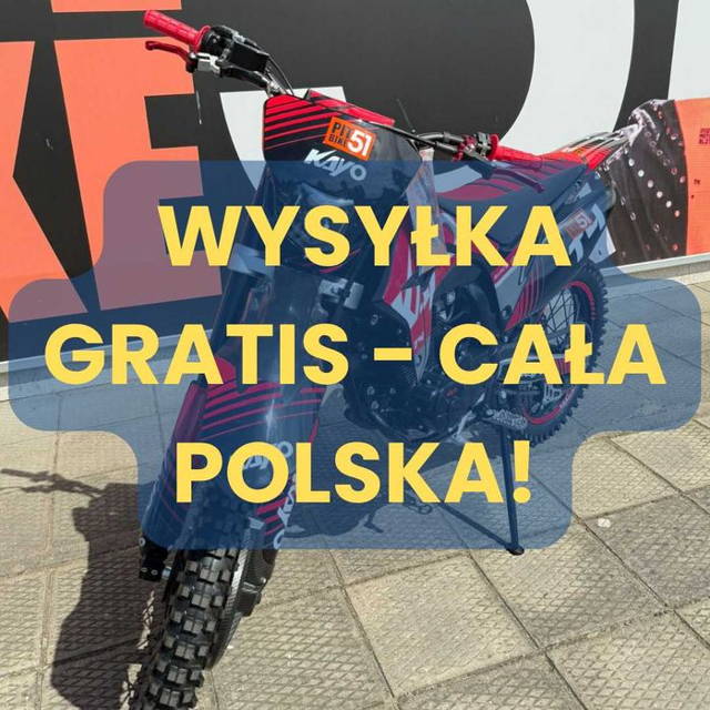 Nowy Cross Dirt Bike KAYO T4 300 ENDURO - Wysyłka GRATIS cała Polska!