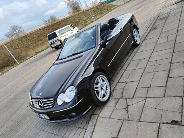 Mercedes CLK 500 kabriolet przebieg 87 tys km pakiet AMG lub zamiana
