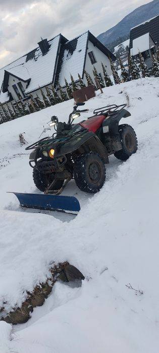 Quad Yamaha big bear 400 z pługiem
