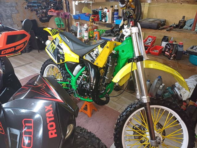 Cross suzuki rm125 motor kayo honda