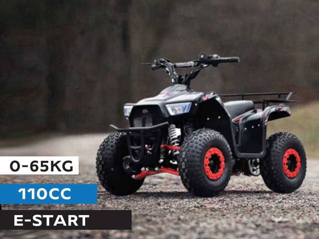 Quad Spalinowy HighPer ATV009 Coyote 110cc Czarny E-start Wersja 2025