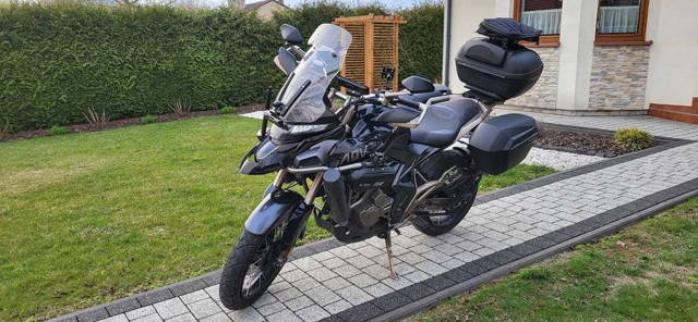 Motocykl turystyk, Navi, kamery, Car Play, kat. A2, zamiana, zamienię