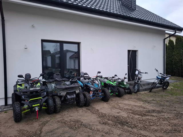 Quad Cross 125-250cm Nowe Uzywane 1000W elektryczne Kola 8cali Wysylka