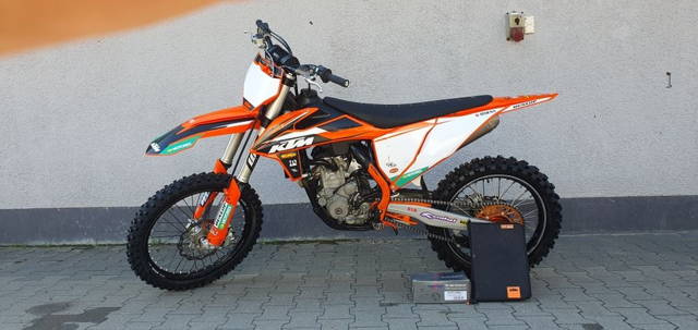 Ktm Sxf 350 rok 2019 Wzorowy Stan 98 Mth Od Nowości Akrapovic Racing