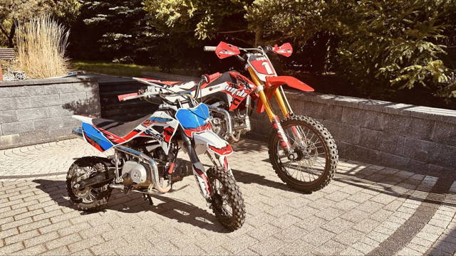 Spr. Pitbike WPB 190 a MRF 80 Runner ( nie ycf), uzywane na „ogrodku”