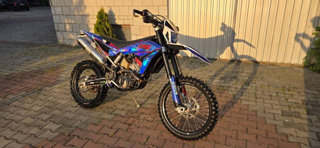 Husqvarna TE449 akrapovic enduro 7tys km  2014r homologacja
