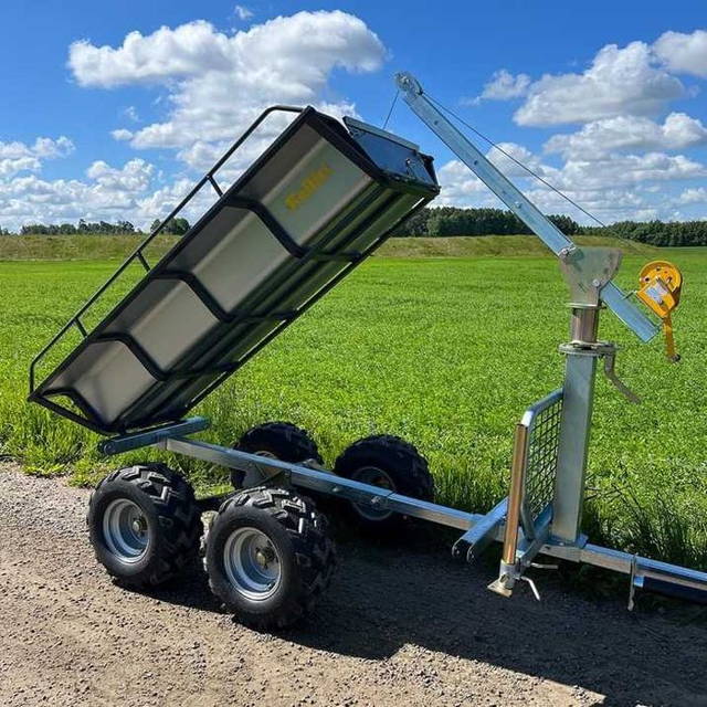 Przyczepa z wywrotem oraz leśna ATV / QUAD 2 w 1 cenie KELLFRI