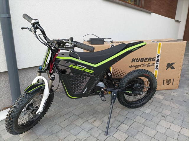 Kuberg Cross hero - elektryczny, europejski super motorek dla dzieci