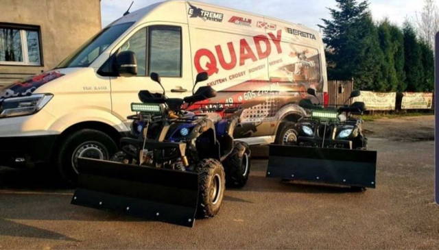 Quad Quady 250cc XXL 24km Nowość +pług+wyciągarka  *RATY*