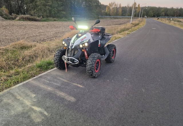 Can Am renegade 100% oryginał + pług, zarejestrowany
