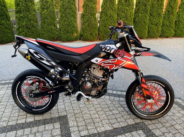 APRILIA SX 125 SM ABS 2018r MEGA STAN Wydech ARROW SuperMoto kat.B A1