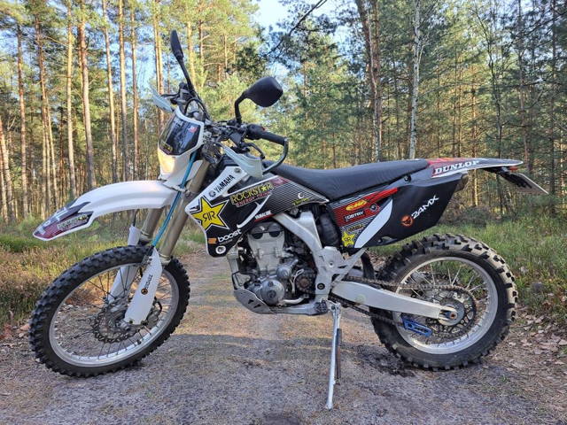 Yamaha wr 450 f zarejestrowana