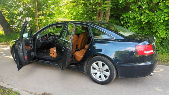ZAMIANA•Ładna Audi A6 C6•2,4Benz+GAZ•Skóra•Nawi•GrzaneELfotele•Webasto