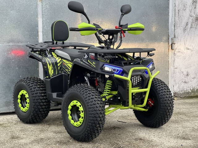 Quad XTR Discovery Pro 125 1+1 Full Led koła 8” Licznik Oparcie  2025