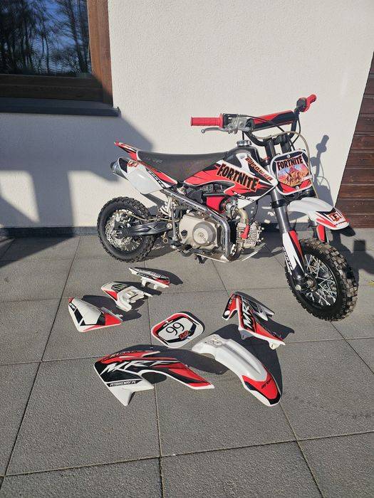 FORTNITE PITbike cross 80ccm motor dla dziecka MRF 80 5-12lat